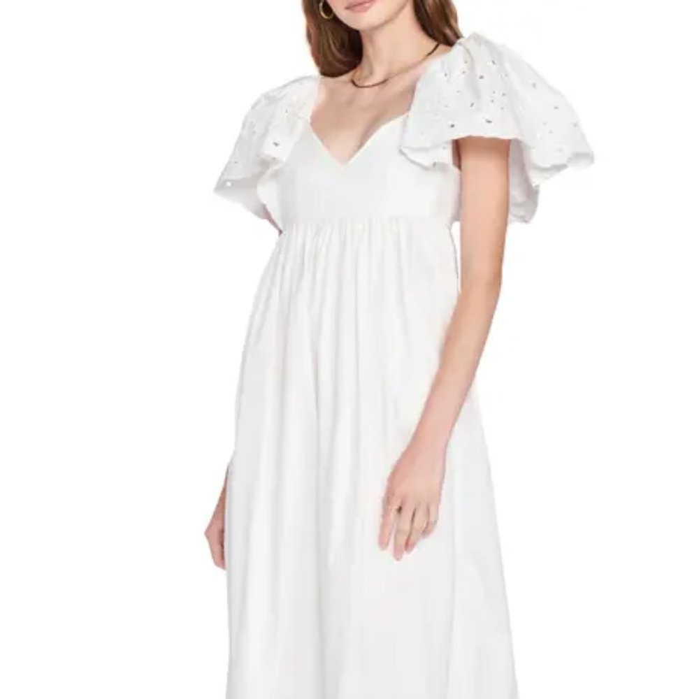 En Saison Long White Maxi Dress